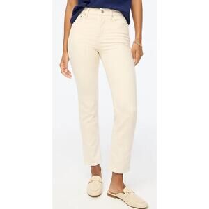 J. Crew Factory Women's Ecru classic vintage jean in all-day stretch size 32